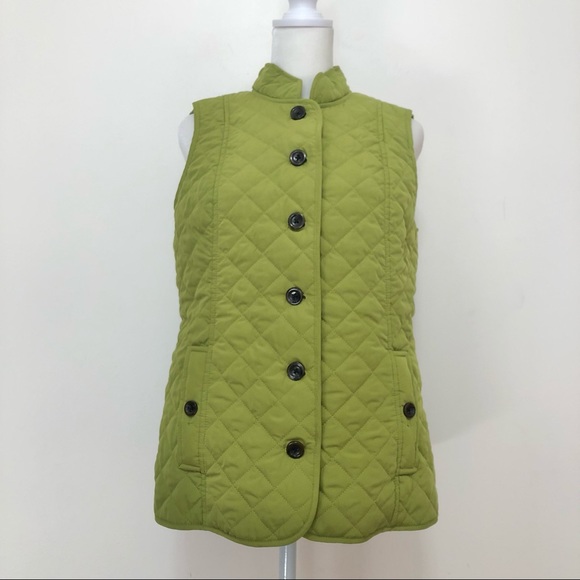 J. Jill Green Quilted Vest - Picture 3 of 12
